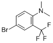 structure of CAS# 51332-24-2, 4-Bromo-N,N-Dimethyl-3-(Trifluoromethyl)Aniline