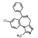 CAS#: 51339-48-1， 8-Chloro-1-Methyl-6-Phenyl-4H-[1,2,4]Triazolo[4,3-a][1,4]Benzodiazepine