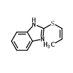 CAS#: 51388-96-6， 2-[(1Z)-1-Propen-1-Ylsulfanyl]-1H-Benzimidazole