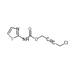 CAS#: 5141-58-2， 4-Chloro-2-Butyn-1-Yl 1,3-Thiazol-2-Ylcarbamate