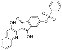 CAS#: 51419-02-4， 3-Hydroxy-2-(3-Hydroxy-2-Quinolyl)-5-[(Phenylsulphonyl)Oxy]-1H-Inden-1-One