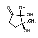 CAS#: 514213-34-4， (3S)-2,2,3-Trihydroxy-3-Methylcyclopentanone