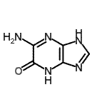 CAS 登录号：514793-01-2， 6-氨基-1,4-二氢-5H-咪唑并[4,5-b]吡嗪-5-酮