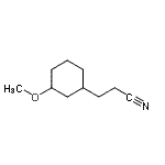 CAS#: 514848-27-2， 3-(3-Methoxycyclohexyl)Propanenitrile