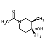 CAS#: 514848-53-4， 1-[(3R,4R)-4-Hydroxy-3,4-Dimethyl-1-Piperidinyl]Ethanone