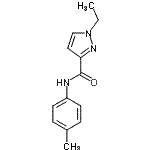 CAS#: 514855-35-7， 1-Ethyl-N-(4-Methylphenyl)-1H-Pyrazole-3-Carboxamide