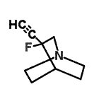 CAS#: 515154-63-9， 3-Ethynyl-3-Fluoroquinuclidine