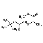 CAS#: 515163-73-2， Methyl 2-[({[(2-Methyl-2-Propanyl)Oxy]Carbonyl}Amino)Oxy]Propanoate