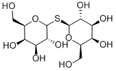 结构式 CAS# 51555-87-4, 硫代二半乳糖苷