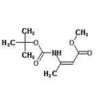 CAS#: 516483-95-7， Methyl (2Z)-3-({[(2-Methyl-2-Propanyl)Oxy]Carbonyl}Amino)-2-Butenoate