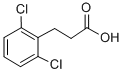 结构式 CAS# 51656-68-9, 3-(2,6-二氯苯基)丙酸