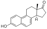 structure of CAS# 517-09-9, Equilenin;3-Hydroxyestra-1,3,5(10),6,8-Pentaen-17-One;Equilenin;Equilenina