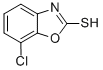 structure of CAS# 51793-93-2, 7-Chloro-2-Mercaptobenzoxazole;538442_Aldrich;Nsc77358;Sbb003709