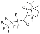 结构式 CAS# 51800-99-8, 3-七氟丁酰基-(+)-樟脑