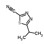 CAS#: 518015-11-7， 5-Isopropyl-1,3,4-Thiadiazole-2-Carbonitrile