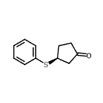 CAS#: 518028-03-0， (3S)-3-(Phenylsulfanyl)Cyclopentanone