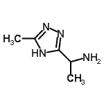 CAS#: 518066-19-8， 1-(3-Methyl-1H-1,2,4-Triazol-5-Yl)Ethanamine