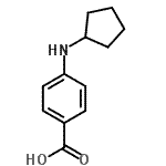 CAS#: 518335-96-1， 4-(Cyclopentylamino)Benzoic Acid