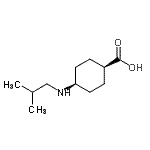CAS#: 518336-29-3， cis-4-(Isobutylamino)Cyclohexanecarboxylic Acid