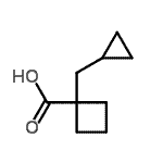 CAS#: 518346-54-8， 1-(Cyclopropylmethyl)Cyclobutanecarboxylic Acid
