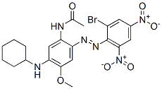 CAS#: 51897-36-0， N-[2-[(2-Bromo-4,6-Dinitrophenyl)Azo]-5-(Cyclohexylamino)-4-Methoxyphenyl]-Acetamide