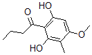 structure of CAS# 519-40-4, Aspidinol;1-(2,6-Dihydroxy-4-Methoxy-3-Methyl-Phenyl)Butan-1-One;2',6'-Dihydroxy-4'-Methoxy-3'-Methylbutyrophenone;Aspidinol B