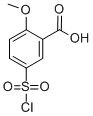 structure of CAS# 51904-91-7, 5-Chlorosulphonyl-2-Anisic Acid;5-Chlorosulfonyl-2-Methoxy-Benzoic Acid;Bbv-014429;5-Chlorosulphonyl-2-Anisic Acid