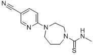 CAS#: 519056-55-4， 4-(5-Cyanopyridin-2-Yl)-N-Methyl-1,4-Diazepane-1-Carbothioamide