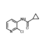 结构式 CAS# 519146-70-4, N-(2-氯-3-吡啶基)环丙烷甲酰胺