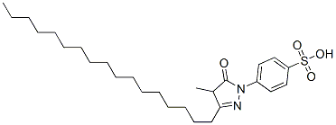 CAS#: 51929-92-1， 4-(3-Heptadecyl-4,5-Dihydro-4-Methyl-5-Oxo-1H-Pyrazol-1-Yl)Benzenesulphonic Acid