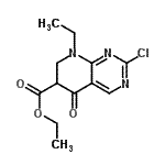 CAS#: 51940-32-0， Ethyl 2-Chloro-8-Ethyl-5-Oxo-5,6,7,8-Tetrahydropyrido[2,3-d]Pyrimidine-6-Carboxylate