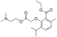 CAS#: 52073-13-9， (2-Ethoxycarbonyl-6-Isopropyl-3-Methylphenoxy)Acetic Acid 2-(Dimethylamino)Ethyl Ester