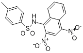 structure of CAS# 52077-96-0, N-(2 4-Dinitro-1-Naphthyl)-p-Toluenesulfonamide;N-(2,4-Dinitro-1-Naphthyl)-4-Methyl-Benzenesulfonamide;N-(2,4-Dinitro-1-Naphthyl)-4-Methylbenzenesulfonamide;N-(2,4-Dinitronaphthalen-1-Yl)-4-Methyl-Benzenesulfonamide