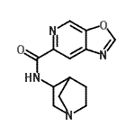 CAS#: 521277-85-0， N-(1-Azabicyclo[2.2.1]Hept-3-Yl)[1,3]Oxazolo[5,4-c]Pyridine-6-Carboxamide