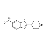 CAS 登录号：521298-40-8， 5-硝基-2-(4-哌啶基)-1H-苯并咪唑
