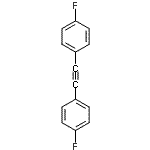 结构式 CAS# 5216-31-9, 1,1'-(1,2-乙炔二基)二(4-氟苯)