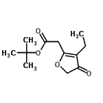 CAS#: 521974-07-2， 2-Methyl-2-Propanyl (3-Ethyl-4-Oxo-4,5-Dihydro-2-Furanyl)Acetate
