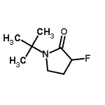 CAS#: 522665-43-6， 3-Fluoro-1-(2-Methyl-2-Propanyl)-2-Pyrrolidinone
