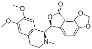CAS 登录号：524-46-9， [6S,(+)]-6-[(1S)-1,2,3,4-四氢-6,7-二甲氧基-2-甲基异喹啉-1-基]呋喃并[3,4-e]-1,3-苯并二氧戊环-8(6H)-酮