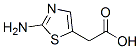 structure of CAS# 52454-66-7, 2-Aminothiazol-5-Acetic Acid;2-(2-Aminothiazol-5-Yl)Acetic Acid;2-(2-Amino-5-Thiazolyl)Acetic Acid;2-(2-Amino-1,3-Thiazol-5-Yl)Ethanoic Acid