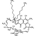 CAS#: 52474-42-7， (9E,26E)-26-[(2,2-Dioctylhydrazino)Methylene]-2,15,17,29-Tetrahydroxy-11-Methoxy-3,7,12,14,16,18,22-Heptamethyl-6,23,27-Trioxo-8,30-Dioxa-24-Azatetracyclo[23.3.1.1<Sup>4,7</Sup>.0<Sup>5,28</Sup>]Triaconta-1(28),2,4,9,1 9,21,25(29)-Heptaen-13-Yl Acetate