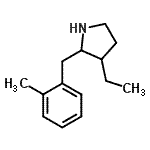 CAS#: 524918-26-1， 3-Ethyl-2-(2-Methylbenzyl)Pyrrolidine