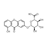 CAS#: 525-14-4， 8-Hydroxy-9-oxo-9H-xanthen-2-yl beta-D-glucopyranosiduronic acid