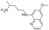 structure of CAS# 525-61-1, Quinocide;Quinocide;Quinoline, 8-[(4-Aminopentyl)Amino]-6-Methoxy-;Idi1_019428
