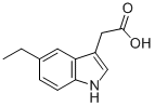 结构式 CAS# 52531-12-1, 5-乙基吲哚-3-乙酸