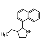 CAS#: 525537-17-1， 3-Ethyl-2-(1-Naphthyl)Pyrrolidine