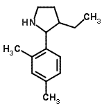 CAS#: 525537-35-3， 2-(2,4-Dimethylphenyl)-3-Ethylpyrrolidine