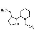 CAS#: 525538-00-5， 1-Ethyl-2-(3-Ethyl-2-Pyrrolidinyl)Piperidine