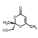 CAS#: 525600-95-7， (2S)-2-(Hydroxymethyl)-2,6-Dimethyl-4H-1,3-Dioxin-4-One