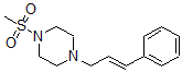 CAS#: 5259-11-0， 1-Mesyl-4-[(E)-3-phenylprop-2-enyl]piperazine
